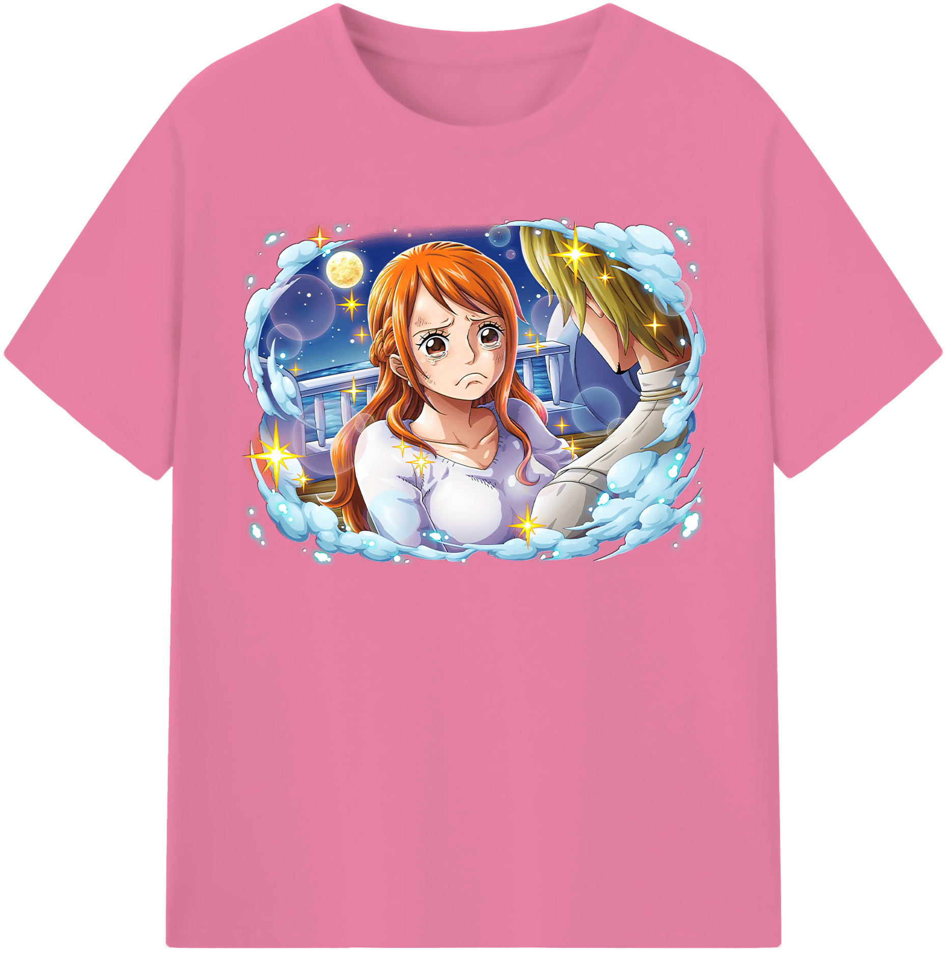 ワンピース ナミ ONE PIECE Nami 綿100％半袖Tシャツ（フロントプリント）